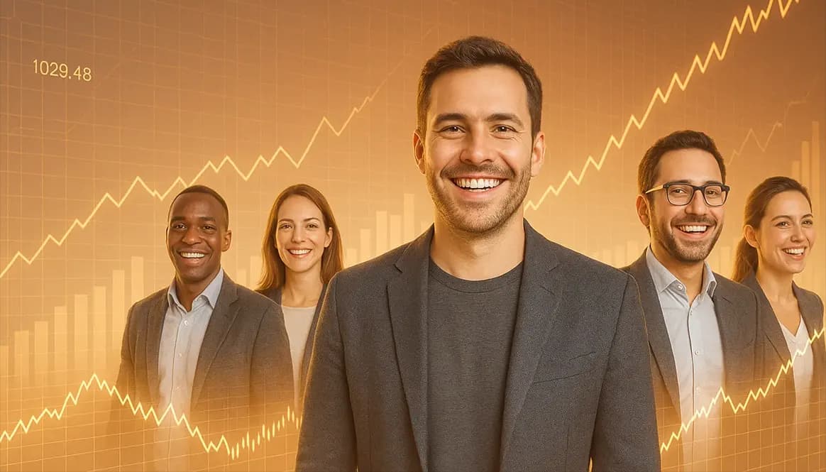 CChasseurs contents de la croissance du marché du recrutement